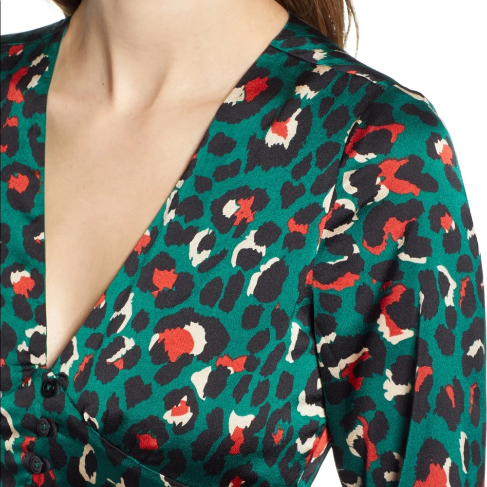 Leith animal print midi dress - Picture 3 of 13